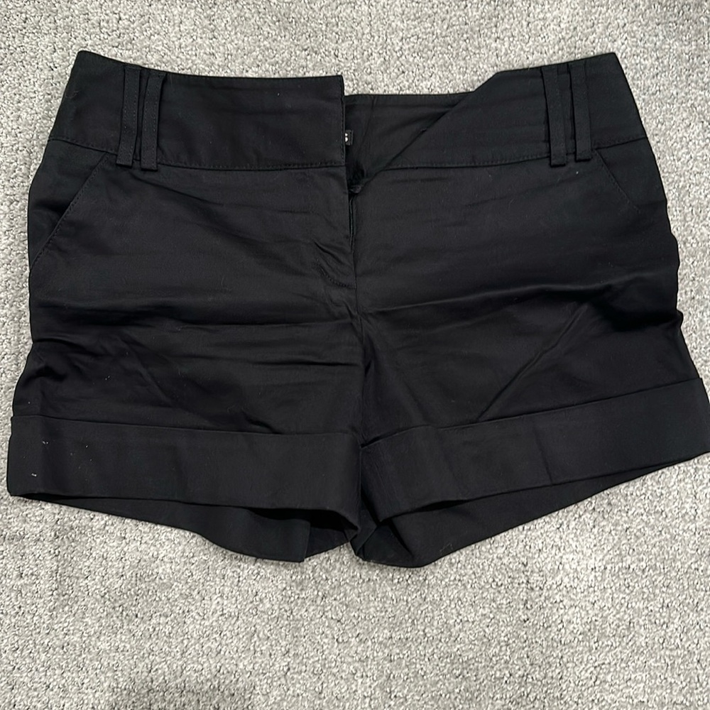 Black Express Cuffed Shorts Size 6 Worn Once